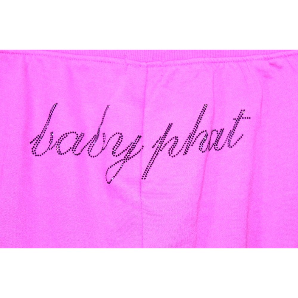 NWT Baby Phat Y2K Bling Logo Sweatpants Rhinestone Pink Plus Size 2X H14232 - Picture 9 of 13
